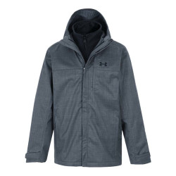 underarmour安德玛ua安德玛男装三合一冲锋外套抓绒户外运动服夹克