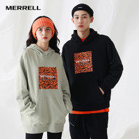 MERRELL 迈乐 男女户外休闲连帽卫衣虎纹透气舒适针织上衣