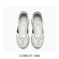 CERRUTI 1881 卓诺迪 透气百搭织物撞色轻便增高老爹休闲鞋男运动男鞋