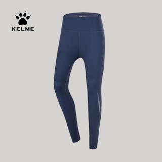 KELME/卡尔美 瑜伽裤跑步训练运动女高腰提臀速干弹力紧身裤