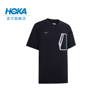 HOKA ONE ONE HOKA ONE 运动短袖T恤OUTDOOR SS TOP CHN户外亲肤 黑色 XS