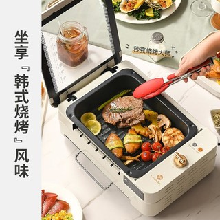 LIVEN 利仁 室内轻烟烧烤机可旋转烤串机煎烤机家用电烤盘烤肉锅电烤炉