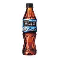 SUNTORY 三得利 无糖黑乌龙茶饮料 0糖0能量0脂 350ml  8-9月批次非原箱 350ml*6瓶