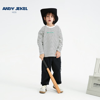 AndyJekel 安迪杰克尔 男童条纹T恤长袖