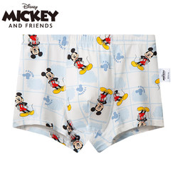Disney 迪士尼 男童纯棉平角内裤