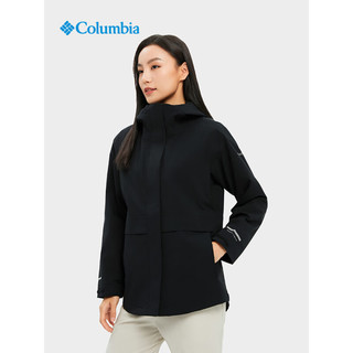 Columbia哥伦比亚24春夏女城市户外防水冲锋衣徒步外套WR7861 010 XL(170/92A)