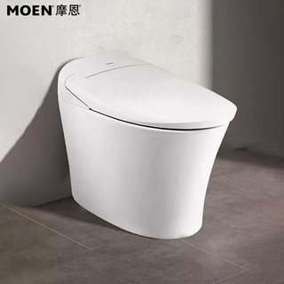 摩恩（MOEN）智能马桶一体机脚踢冲水暖风烘干冷即热式全自动家用马桶坐便器 轻智能 不带清洗功能 305mm坑距