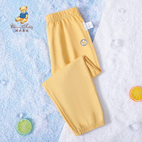 Classic Teddy精典泰迪男女通防蚊裤儿童裤子中小童装夏季长裤夏1 月光黄 130