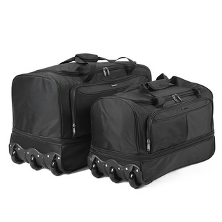 DITD DESIGN IN THE DESIGN大容量拉杆包可扩展折叠旅行袋男手提长途托运包女行李袋356 黑色 加大码32寸