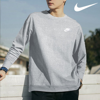 耐克（NIKE）男装卫衣 23冬季运动服休闲时尚加厚加绒保暖棉质圆领套头衫 BV2663-063/加绒/店长 2XL