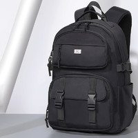 七匹狼 双肩包男电脑包时尚潮流简约商务书包旅行通勤背包旅行背包