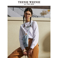 TeenieWeenie小熊运动卫衣女休闲风宽松韩版上衣女装慵懒套头衫