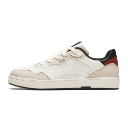 anta安踏男子板鞋潮流春季经典学生休闲百搭复古轻便小白鞋112418012