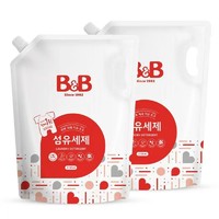 B&B 保宁 韩国原装进口保宁B&B宝宝婴儿专用无荧光剂香草香洗衣液2100*2