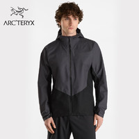 ARC’TERYX始祖鸟 NORVAN_SHELL JACKET GORE-TEX 防水 男子 冲锋衣 Graphite/Black/灰黑/黑色 L