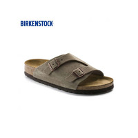 BIRKENSTOCK软木拖鞋男女款拖鞋外穿时尚凉拖Zurich系列 灰色窄版50463 37