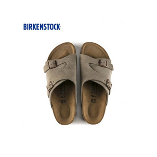 BIRKENSTOCK软木拖鞋男女款拖鞋外穿时尚凉拖Zurich系列 灰色窄版50463 42