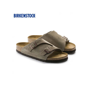 BIRKENSTOCK软木拖鞋男女款拖鞋外穿时尚凉拖Zurich系列 灰色常规版50461 43