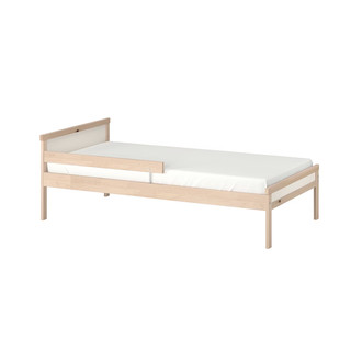宜家代购辛格莱床架带板条式床板山毛榉70x160厘米家用儿童实木床
