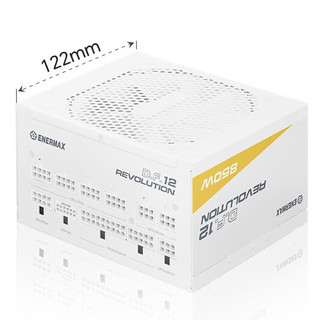 Enermax 安耐美 D.F.12.850W 金牌（90%）全模组ATX电源 白色