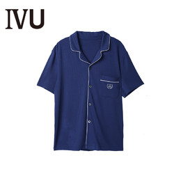 IVU 爱友 安莉芳旗下IVU男士莫代尔短袖翻领睡衣薄款可外穿上衣UL0218