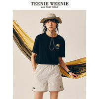 TEENIE WEENIE TeenieWeenie小熊奥莱卡通T恤女夏季女韩版时尚休闲款短袖t恤