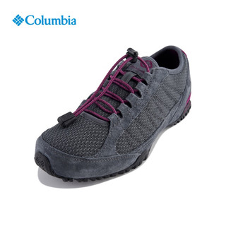 哥伦比亚（Columbia）户外女子耐磨抓地旅行舒适运动休闲鞋DL1195 053深灰色（24） 36.5 (22.5cm)