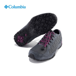 哥伦比亚（Columbia）户外女子耐磨抓地旅行舒适运动休闲鞋DL1195 053深灰色（24） 36.5 (22.5cm)