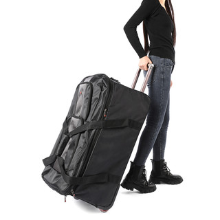 DITD DESIGN IN THE DESIGN可扩展大容量拉杆包航空托运包可折叠上学出国旅行行李袋CZ001/2 红色 大号32寸