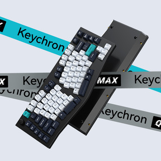 Keychron Q10Max三模Alice客制化无线机械键盘75%配列人体工学88键