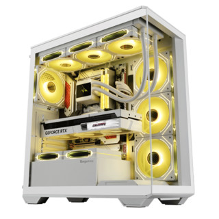 七彩虹白色电脑主机i7 14700F 4080 SUPER 4070ti super 4060ti 8g独立显卡AI设计师台式机电竞组装机diy整机