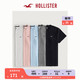 HOLLISTER 2023夏新品美式修身刺绣5件装圆领短袖T恤 男 329075-1 杂色 S