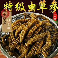 夜之君 云南特产虫草参50g 地参 地龙菜 泽兰根雪参干货 50g煲汤好料