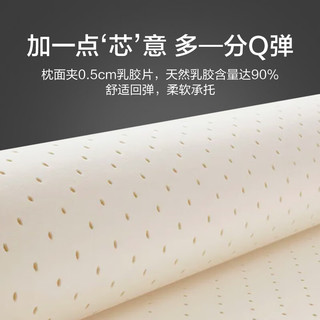 罗莱抗菌防螨乳胶大豆纤维枕-单边 46*72cm