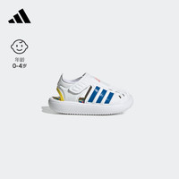 adidas WATER SANDAL休闲凉鞋男婴童阿迪达斯轻运动ID5839 白色/蓝色/红色 25.5(150mm)