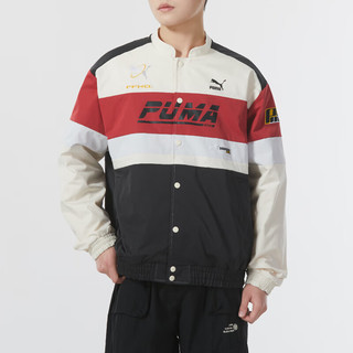 彪马（PUMA）外套男装女装 24春季运动服潮流时尚休闲服梭织夹克上衣 625815-01 XL