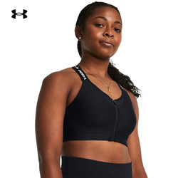 UNDER ARMOUR 安德玛 UNDERARMOUR）春夏Infinity 2.0女子拉链小8bra训练运动内衣-高强度1384118 黑色001 M A-C