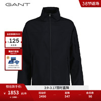 GANT甘特2024早春新款男士时尚休闲长袖夹克外套7006384 5黑色 M