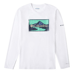Columbia 哥伦比亚 长袖T恤男士春季新款户外休闲吸湿防晒防紫外线卫衣套头衫AE2340