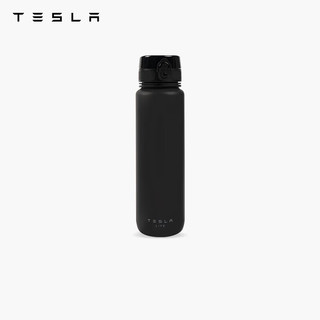 TESLA 特斯拉 运动水杯 密封防漏精确刻度便携手提手感舒适 黑色