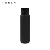 TESLA 特斯拉 运动水杯 密封防漏精确刻度便携手提手感舒适 黑色