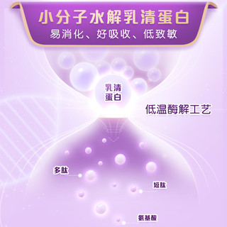 优博敏佳适度水解奶粉部分水解配方过敏低乳糖水解奶粉3段700克