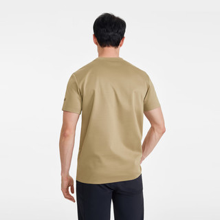 AIGLE艾高短袖T恤2024年春夏男士UPF50+防紫外线SILKLOOK户外 特浓啡 AW662 S