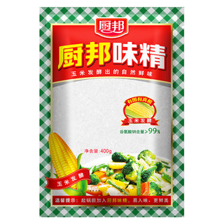 厨邦 味精 加倍提鲜增香 厨房火锅煲汤高汤 调味料 袋装 400g