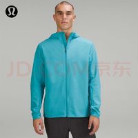 lululemon 丨Warp Light 男士运动夹克 *自收纳 LM4AHDS 海洋蓝 M