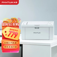 奔图（PANTUM）P2210W A4黑白激光打印机 小型家用办公打印 单功能打印/无线打印 含硒鼓*1+加粉*5