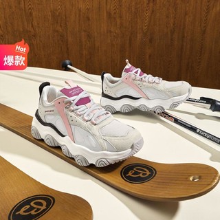 SKECHERS 斯凯奇 D'LITES系列 Rover X 女子休闲运动鞋 896141/NTPK 自然色 38.5