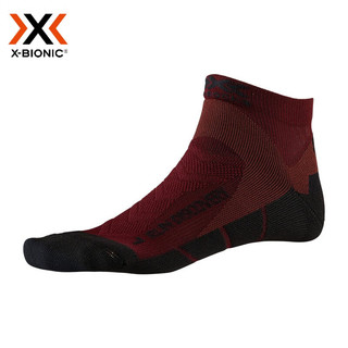 X-SOCKS 中性男女款压缩袜跑步探索系列运动袜 户外日常徒步 XBIONIC 男女款 深宝石红/猫眼黑 35-36