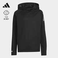 adidas阿迪达斯男大童儿童秋季简约高尔夫运动连帽卫衣HY0174 黑色 170CM