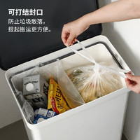 SHIMOYAMA 霜山 抽取式垃圾袋家用厨房背心式加厚塑料袋车载清洁袋